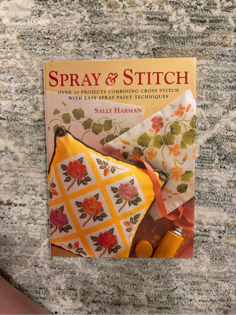 Spray & Stitch Craft Book - Yellow and Orange Cover